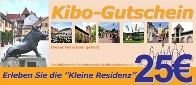 Kibo-Gutschein 25 Euro von proKIBO e.V. Kirchheimbolanden