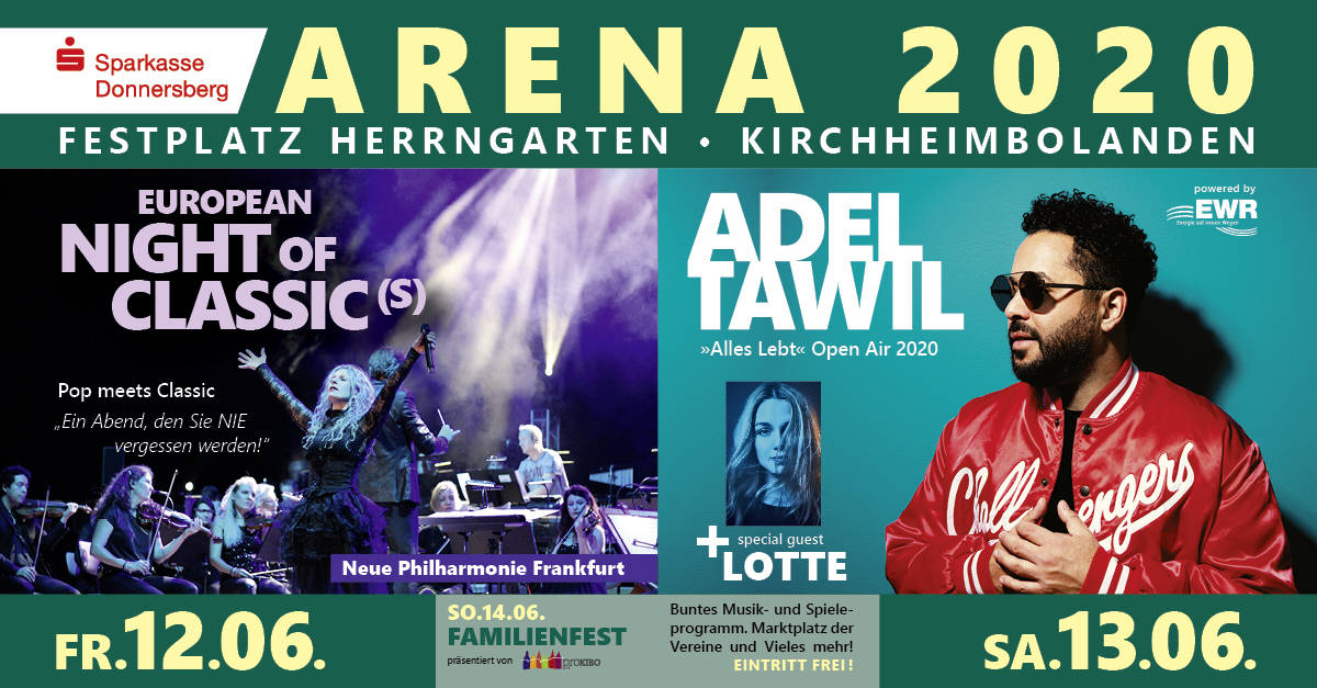 ARENA 2020 Festplatz Herrengarten Kirchheimbolanden präsentiert von proKIBO e.V.
