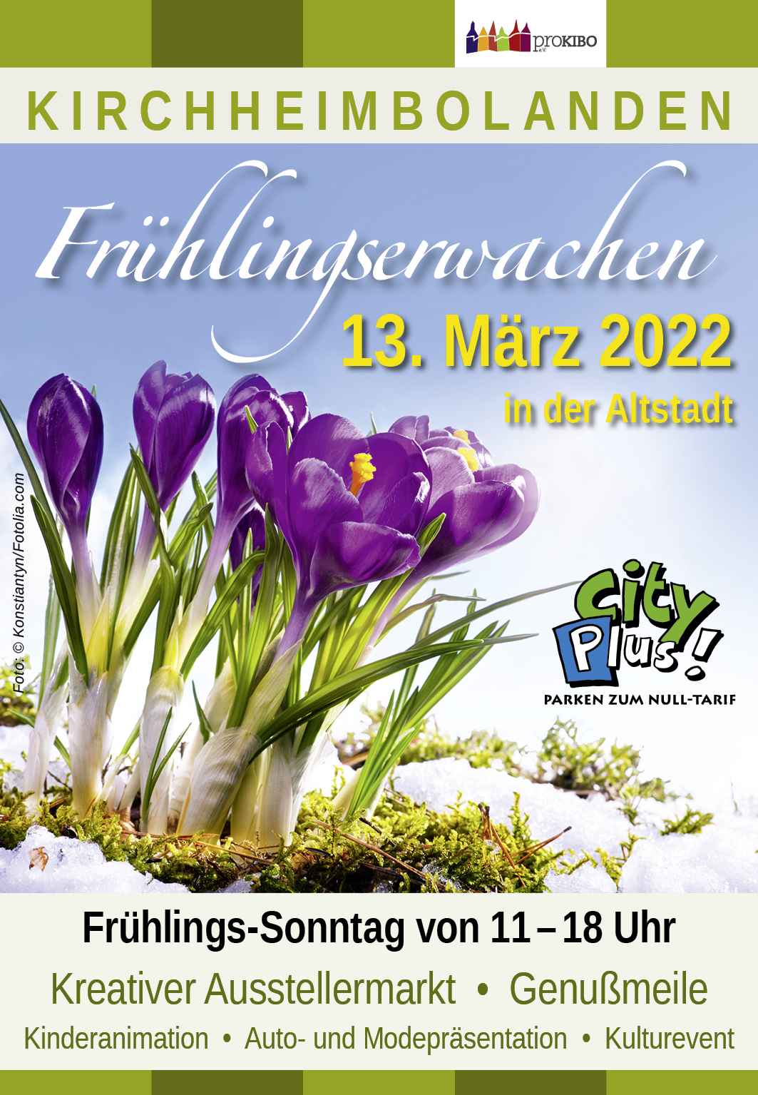Frühlingserwachen am 13.03.2022 in Kirchheimbolanden mit proKIBO e.V.