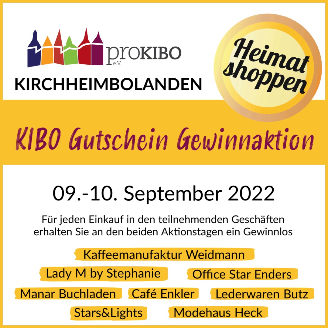 2022-09-14 Heimat Shoppen Gutschein Verlosung in Kirchheimbolanden präsentiert von proKIBO e.V.