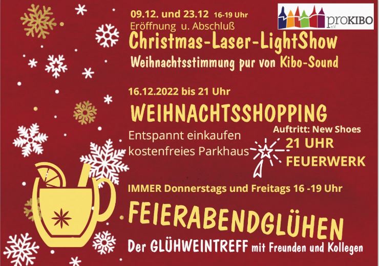 2022 Weihnachtszauber auf dem Römerplatz in Kirchheimbolanden Flyer RS von proKIBO