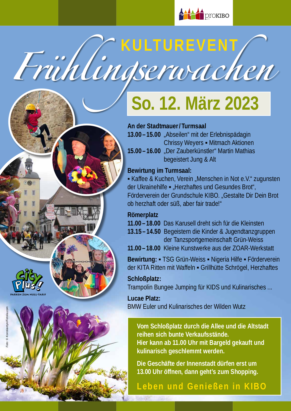 Frühlingserwachen am 12.03.2023 in Kirchheimbolanden präsentiert von proKIBO e.V.