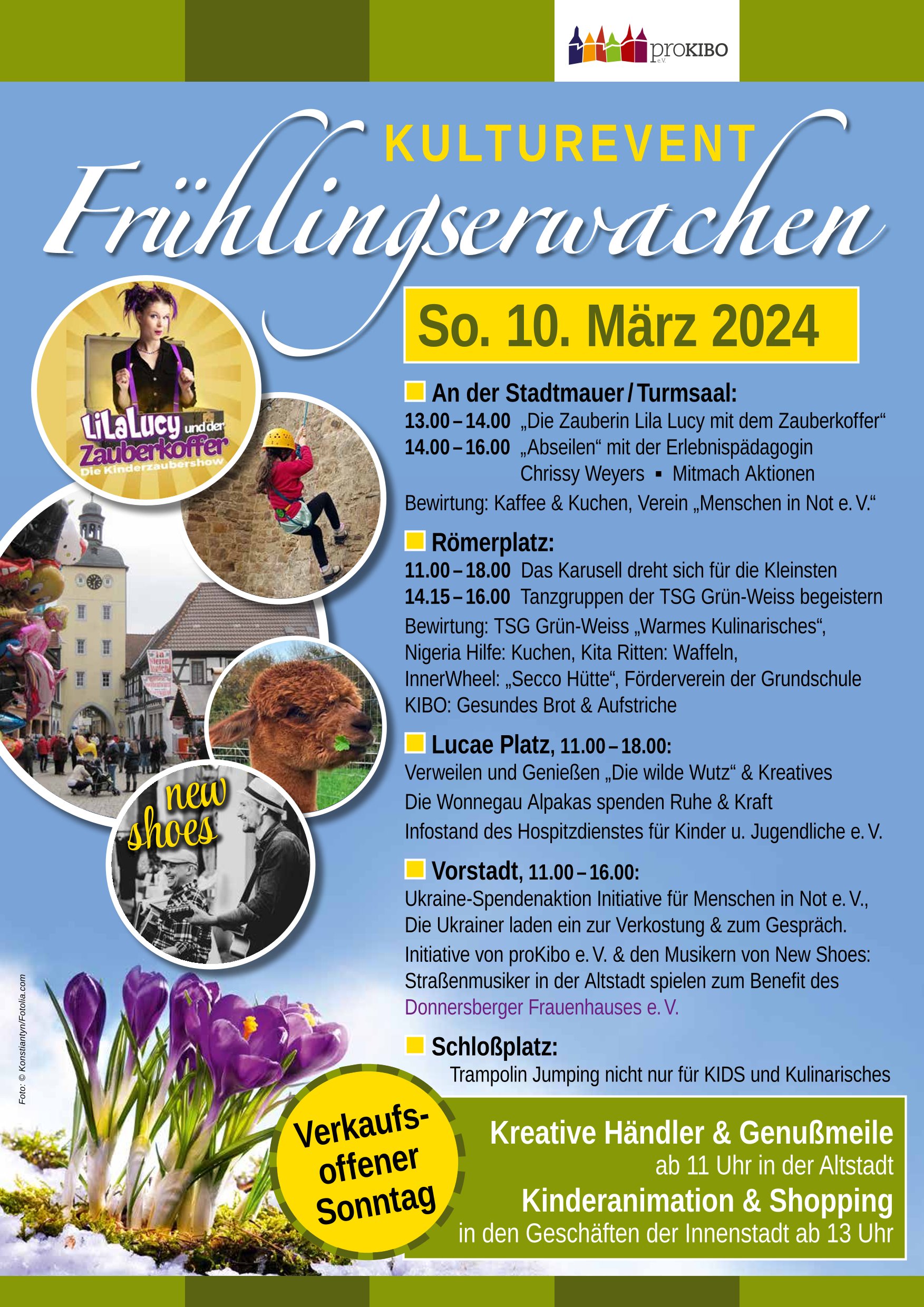 2024-03-10 Frühlingserwachen in Kirchheimbolanden Programm präsentiert von proKIBO e.V.